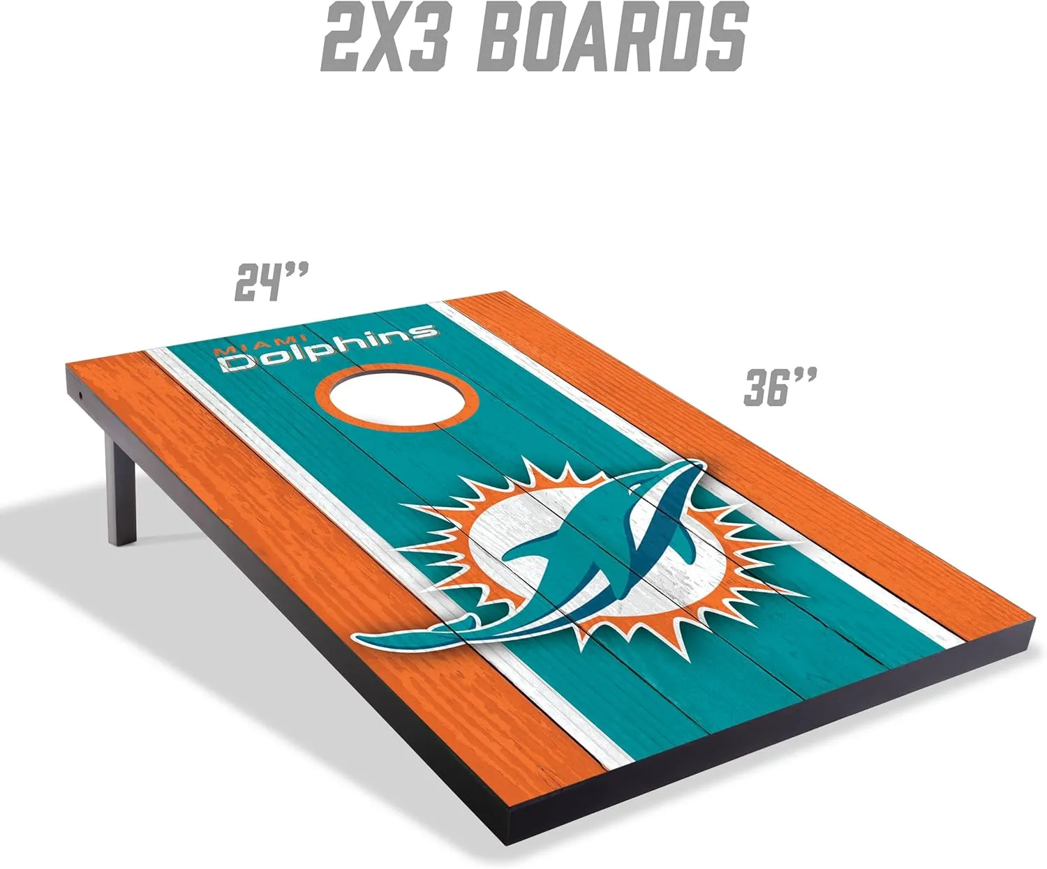 YouTheFan NFL 2' x 3' Portable Cornhole Game with Logo Bags