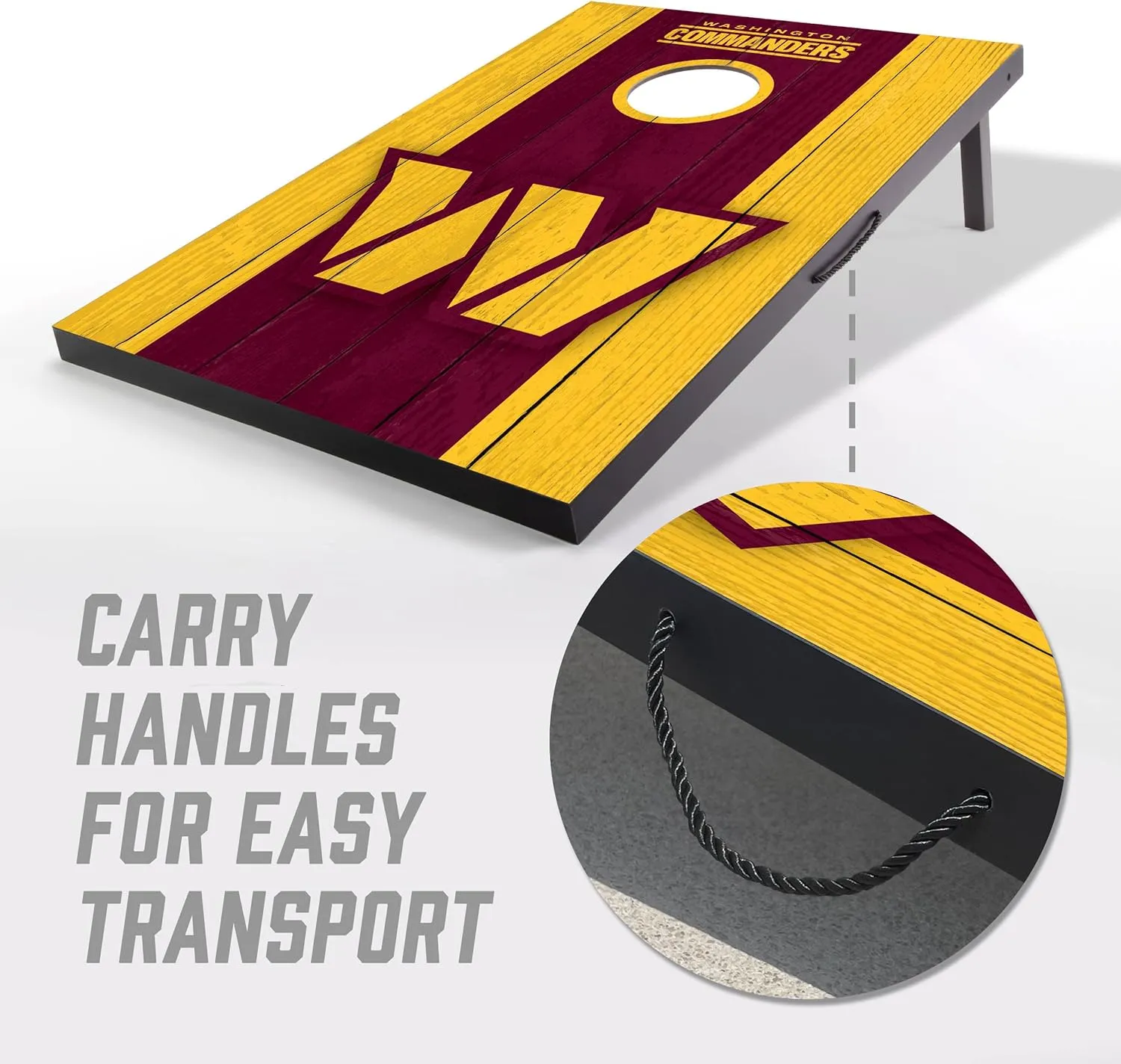 YouTheFan NFL 2' x 3' Portable Cornhole Game with Logo Bags